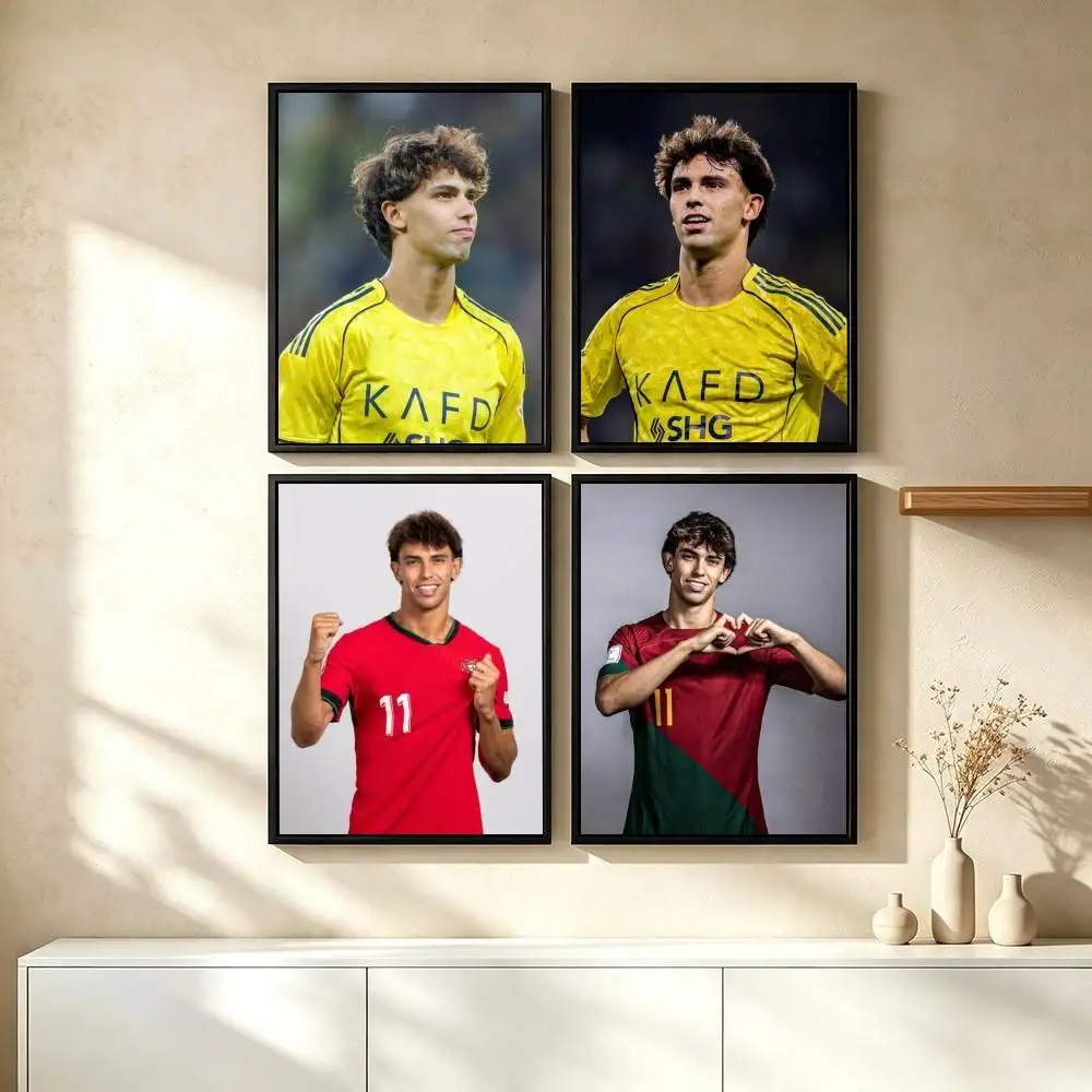 J-Joao F-Felix Football Player Poster High Quality Dorm Living Room Aesthetic Wall Decoration Painting Stickers Gift