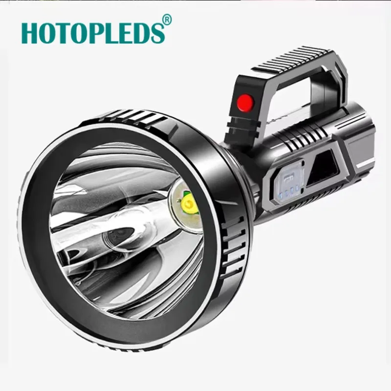 

LED flashlight ultra-long lighting distance lamp searchlight can charge high power, outdoor searchlight strong flashlight