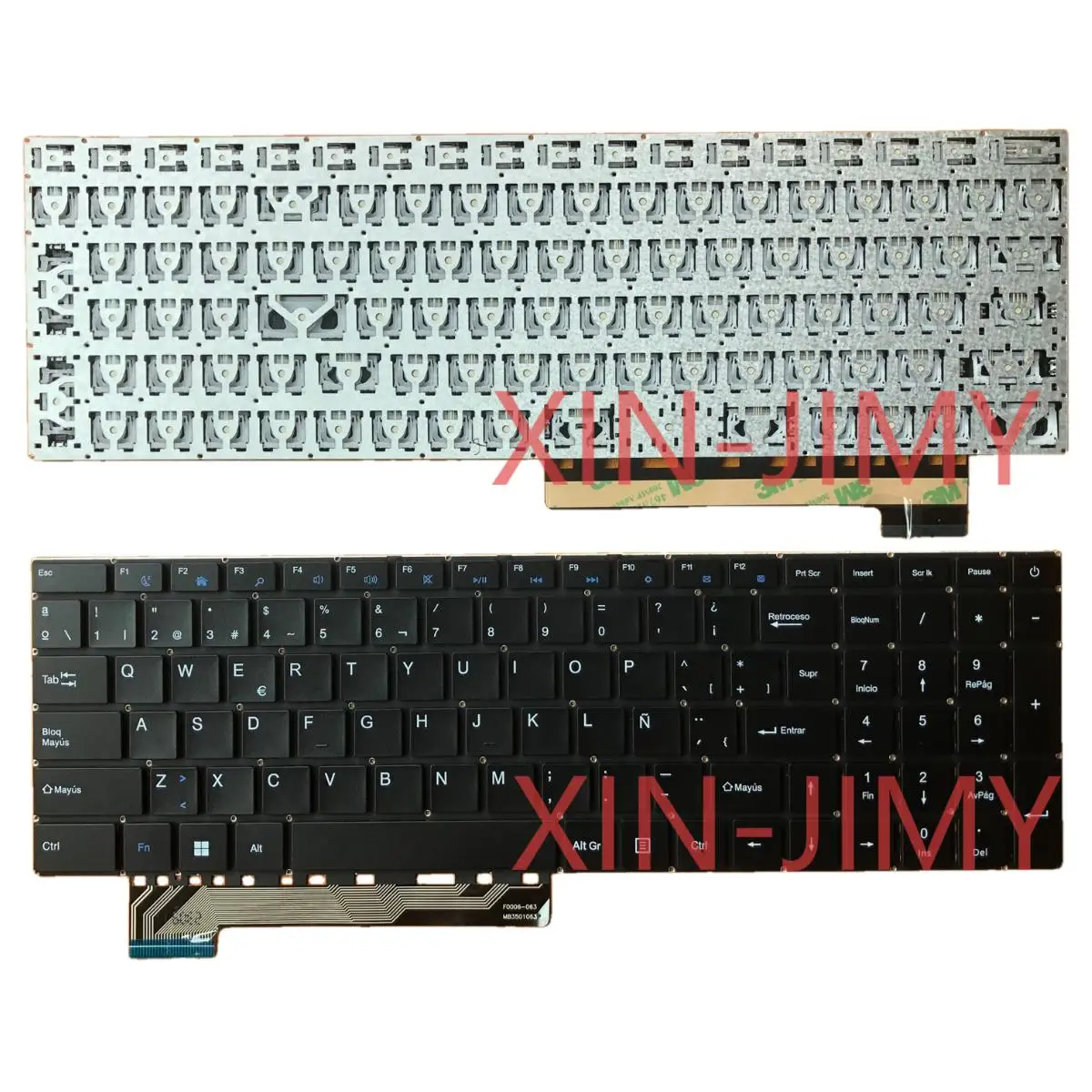 GWNR71517-BL Spanish/US Keyboard for Gateway GWNR71517-BL GWNR71517-BK 15.6” Ultra Slim MB3501063 F0006-063 GWNR71517-GR SP