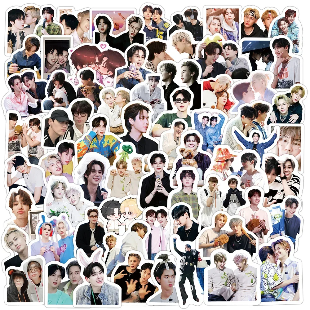 10/100Pcs Thai Male Until We Meet Again Couple Bounprem Stickers Graffiti for Phone Case Skateboard Guitar Decor Sticker Kid Toy