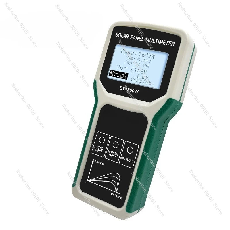 

Фотоэлектрический панельный мультиметр EY1800W Солнечная панель MPPT Фотоэлектрический модуль Тестер мощности 120 В