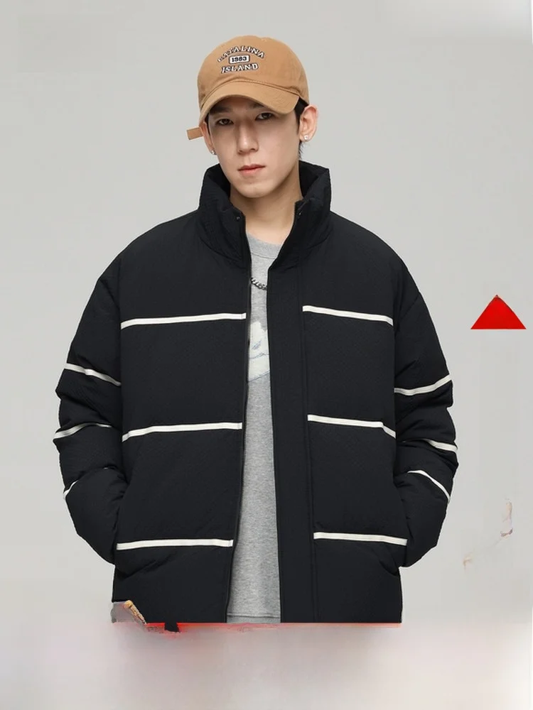 

Snow Flng 2026 Spring New Sle ex ort Stand Collar down Jaet Couple Neutral Faion Casual Du down Filling