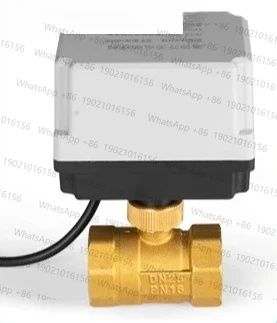 

Remote control electric ball valve two-way three-way tap water electromagnetic water valve switch wireless remote control