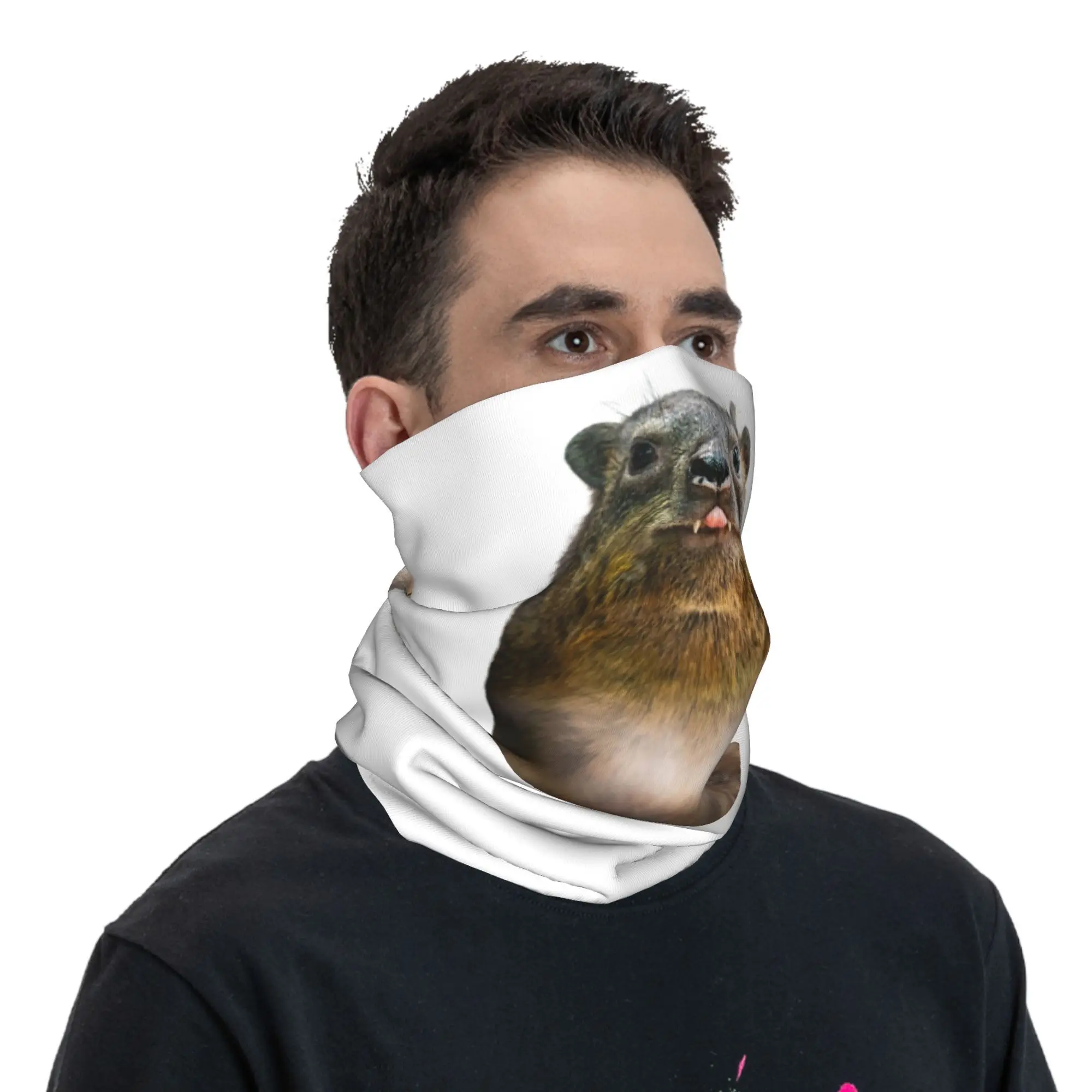 روك هايراكس صور لطيف مصاص دماء البطاطس باندانا غطاء الرقبة قناع مطبوع وشاح متعدد الاستخدام أغطية الرأس ركوب للرجال النساء الكبار