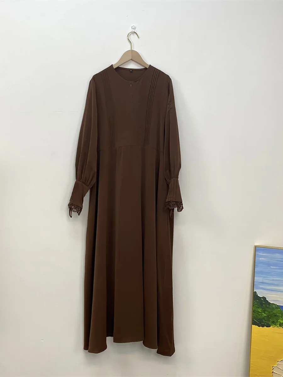 عباية تشاومينغ دبي Musulman De Mode فستان حجاب تركيا قفطان إسلامي ملابس إسلامية للنساء رداء متواضع قفطان ماروكين عيد 48