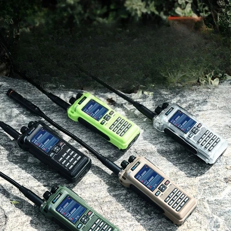 GT-12 Pro multi-band handheld walkie-talkie 10W outdoor handset APP writing frequency to frequency GPS