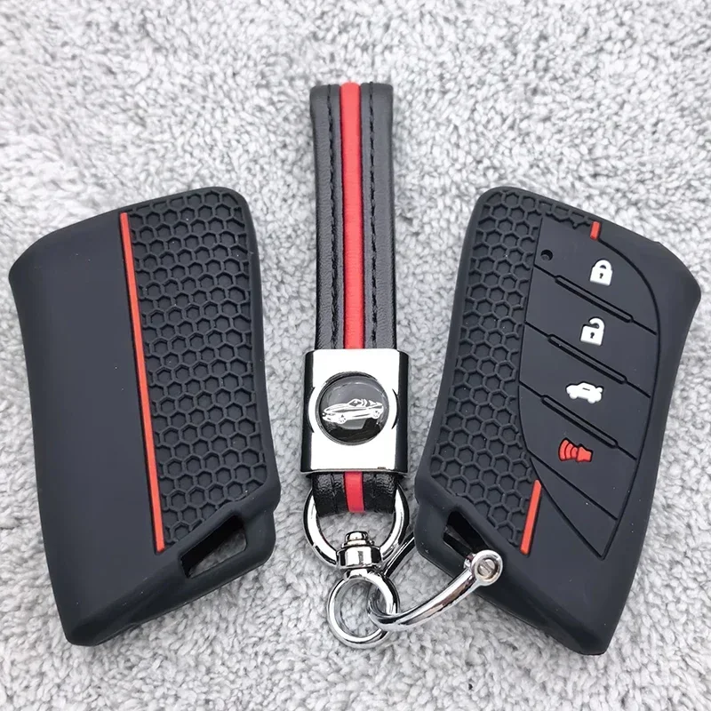 Neue Silikon-Schlüsselhülle Schlüsselanhänger-Abdeckung FOB-Schale für Lexus NX ES UX US RC LX IS 250h RX 350h LS 450h 260h 300h UX200 LM350H LM500H