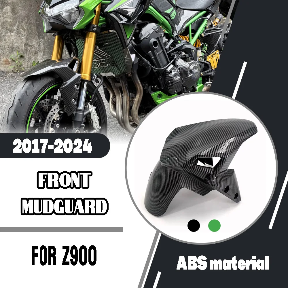 For Kawasaki Z900 2017-2025 Motorcycle Front Fender Cover Wheel Hugger Protector Front Mudguard Splash Guard Fairing Cover Parts