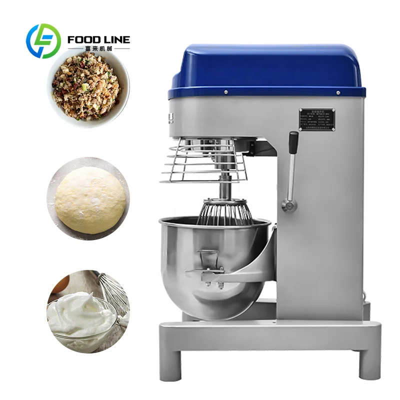Commercial 10L Spiral Dough Mixer, 5kg Capacity Planetary Food Mixer, Kitchen Baking Equipment, FL Customized Wholesale