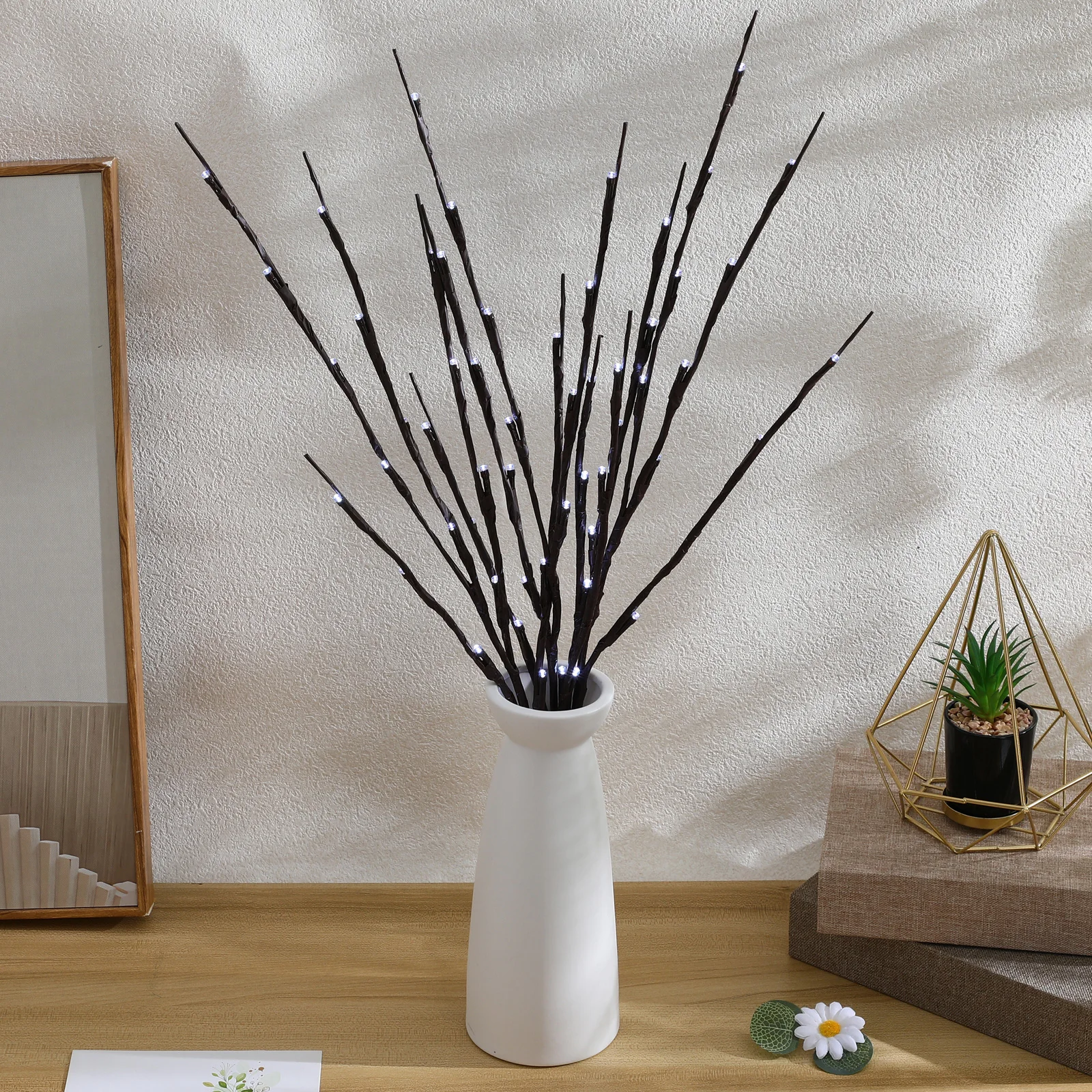 

3pcs Simulated Tree Branches Lamp 20Led Malleable Iron Wire Home Bedroom Study Decor Led Branch Light For Party Festival Diy