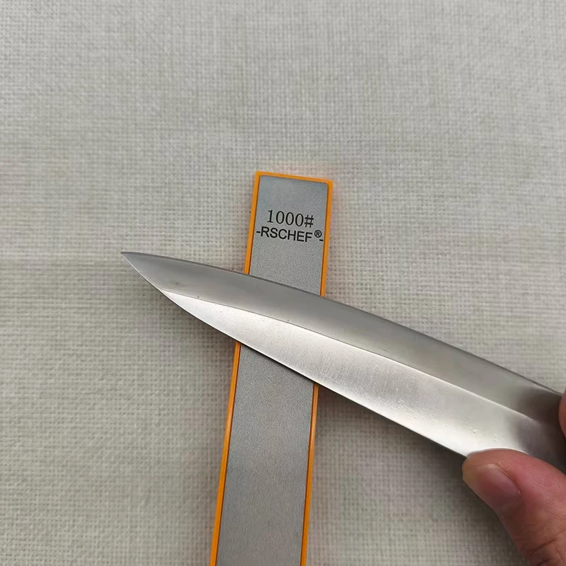 RSCHEF Orange Base Diamond Whetstone for Knife Sharpener Sharpening Stone Honing Stones Oil Stone Complete Set