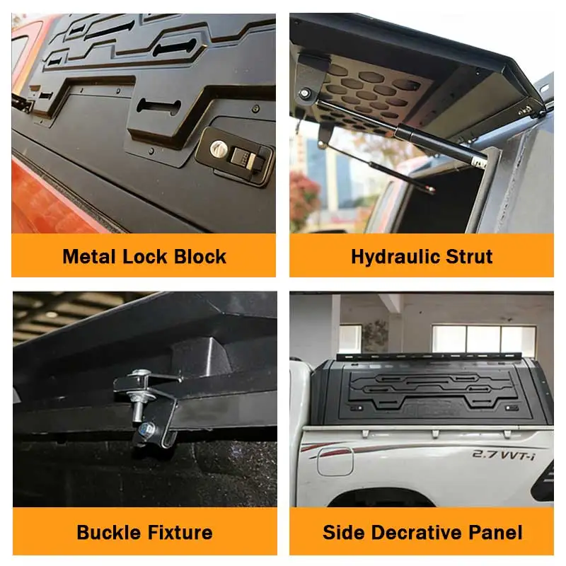 

Скидка на заводе BOOS, новый дизайн, навес для пикапа, кемпер, грузовик, топпер, крышка для кровати, стальной навес, совместимый с Ranger Gladia