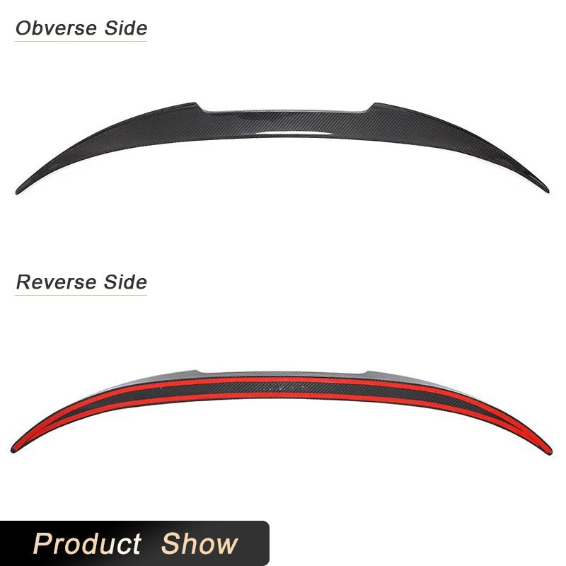 أجنحة سبويلر خلفية من الكربون الجاف لسيارات BMW 8 Series G16 M8 840i M-Sport 2018-2020 سباق السيارات الخلفي سبويلر التمهيد الجناح الشفاه #6