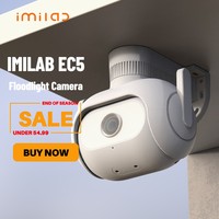 IMILAB EC5 Wifi Camera Outdoor Security IP 2K HD Video Surveillance Cam Floodlight Color Night Vision 360° Panorama CCTV Webcam