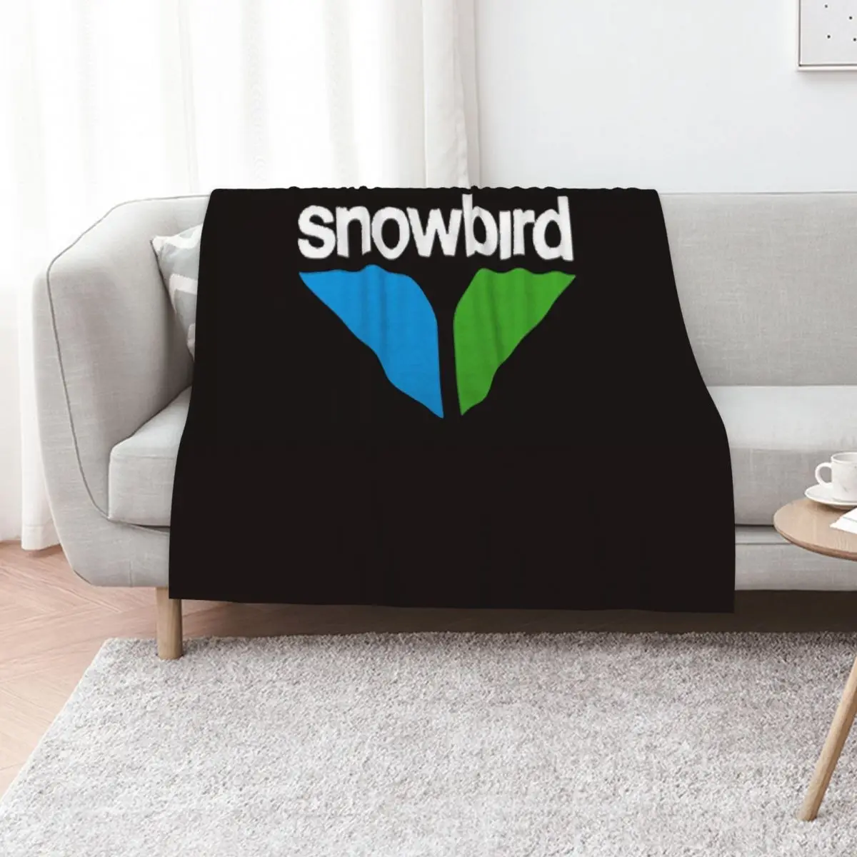 Snowbird Ski Resort Tourism Throw Blanket Summer Bed Fashionable Flannel Fabric Soft Big Decorative Beds Luxury Throw Blankets