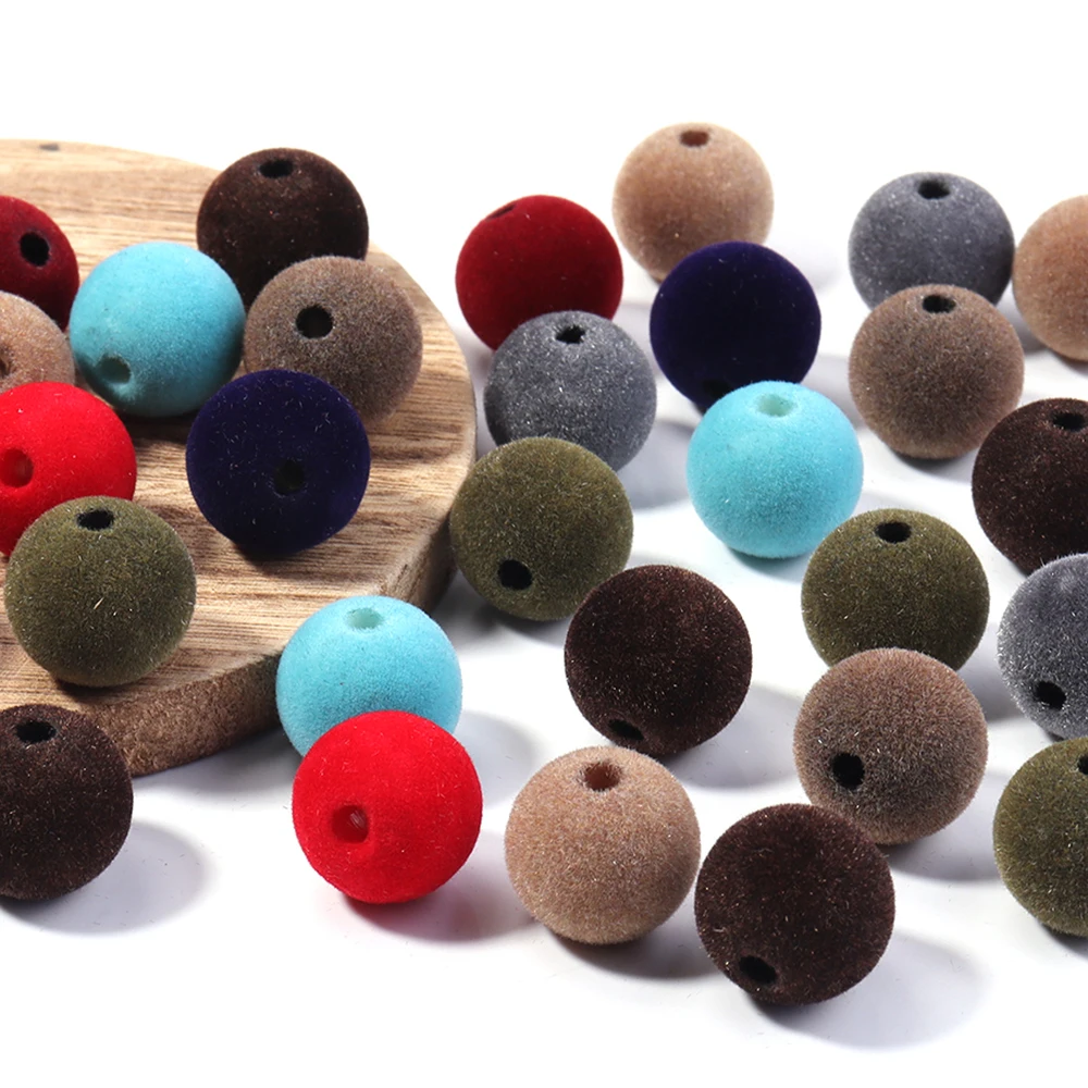 Bead Mat Velvet - 10 adet 16mm renkli akrilik akın
