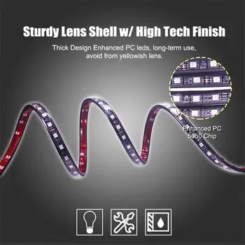 車用LED氛圍燈條 12V底盤燈 RGB APP控制 汽車裝飾氣氛燈 通用型 8 最佳銷售 起亞LED - №2