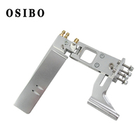 Aluminum Alloy 110mm Water Absorbing Rudder Aluminum Suction Rudders with Tail 4MM Shaft Bracket for CAT RC Jet Boats Parts
