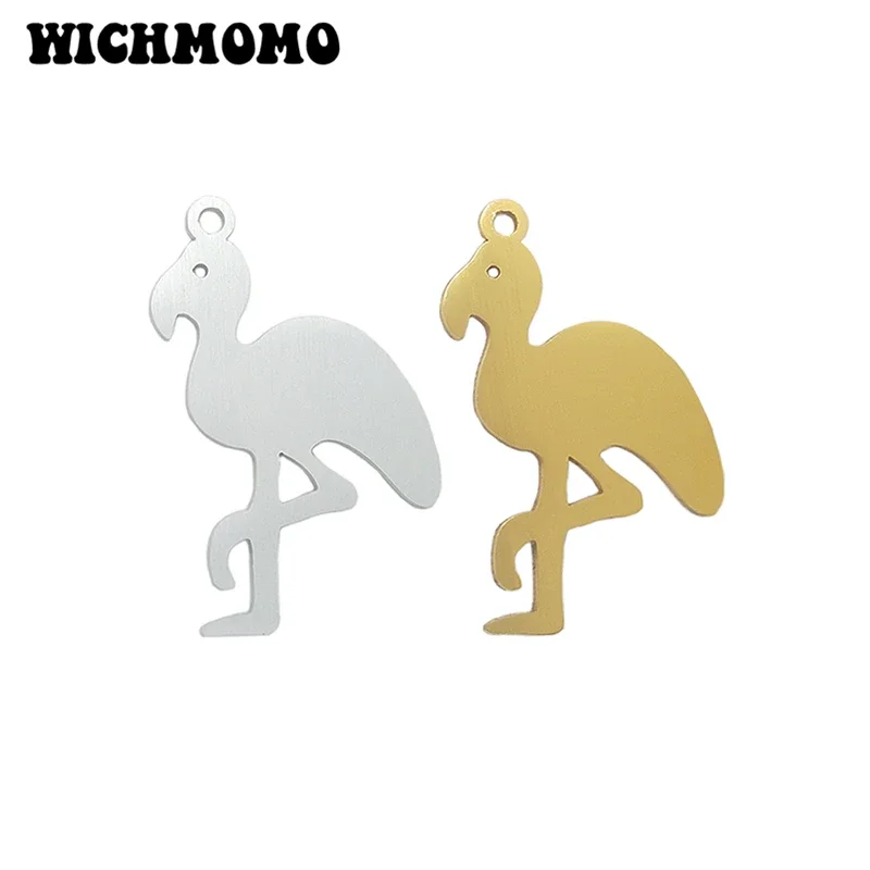 Neue 2 teile/beutel 52mm Aluminium Legierung Draht Zeichnung Ibises Vogel Charms Anhänger für DIY Halskette Ohrring Zubehör