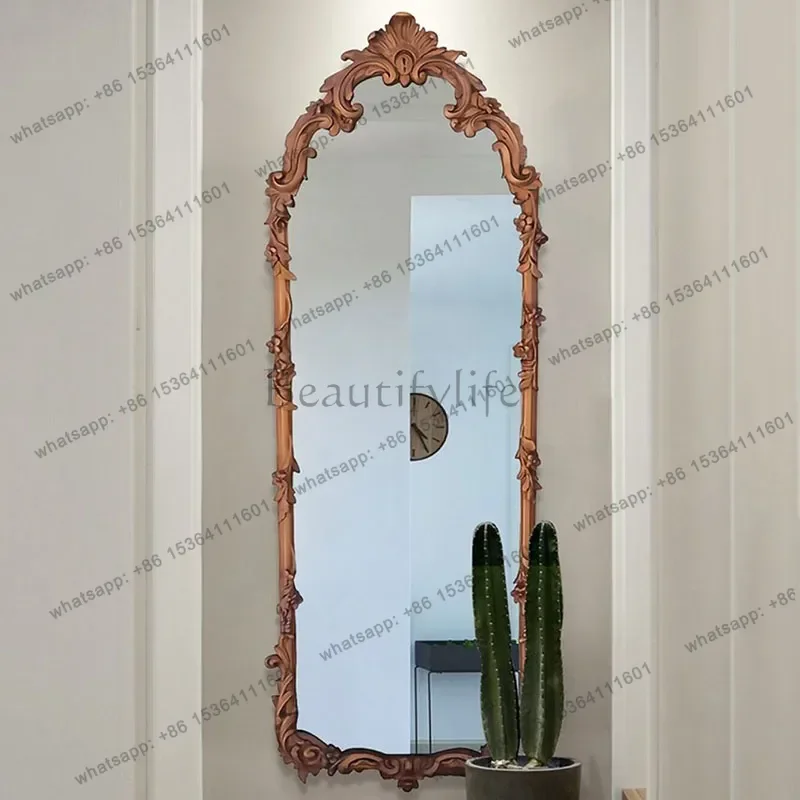 ld Standing Moving Mirror Mirror Modern  Xenomorph Bedroom Girls Luxury Bathroom Long Mirror Floor Espelhos Home Products