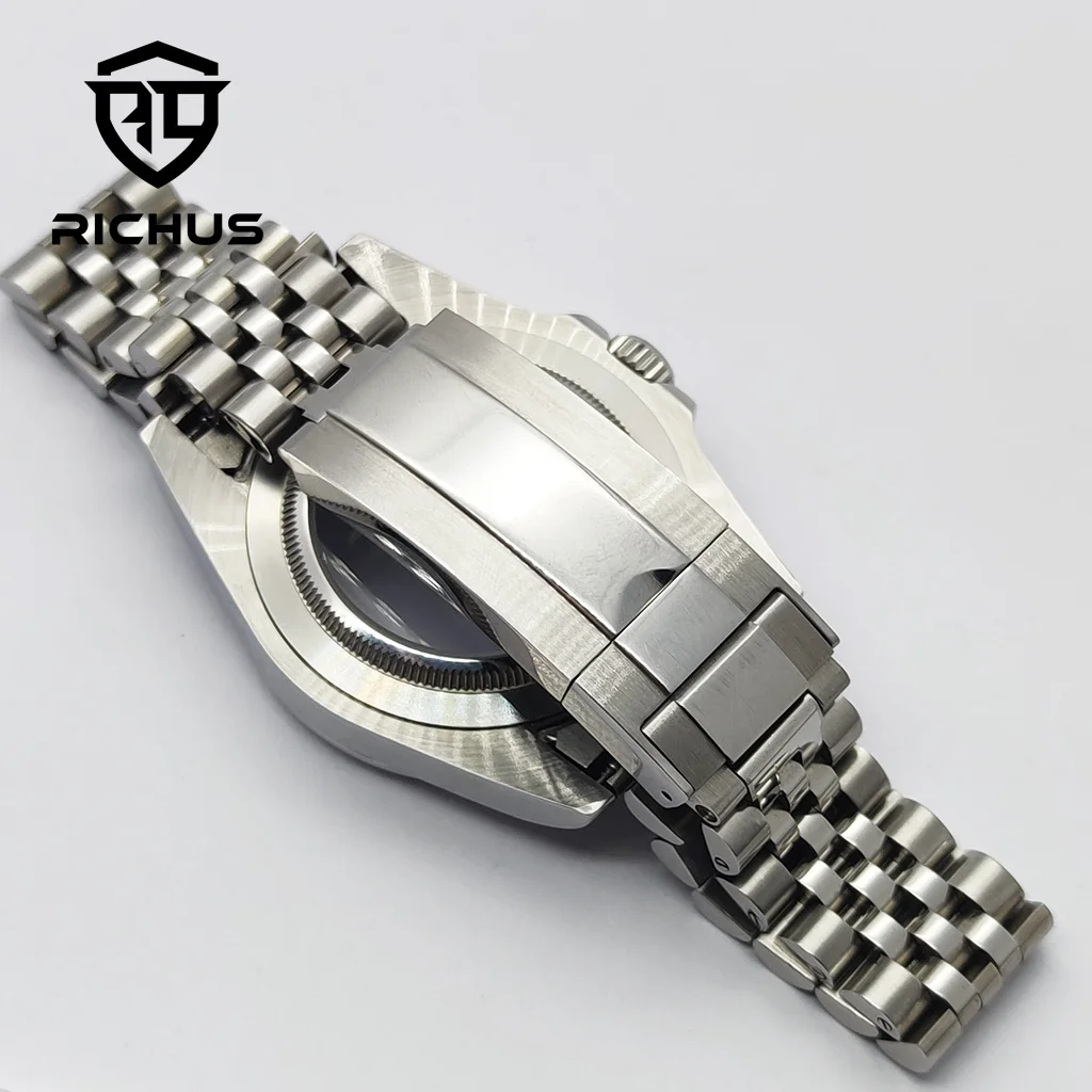 ريتشوس حافظة فضية 36 مللي متر 39 مللي متر ساعة تناسب NH34 NH35 NH36 ETA2824 PT5000 ساعة يد تعمل بالحركة اكسسوارات #3