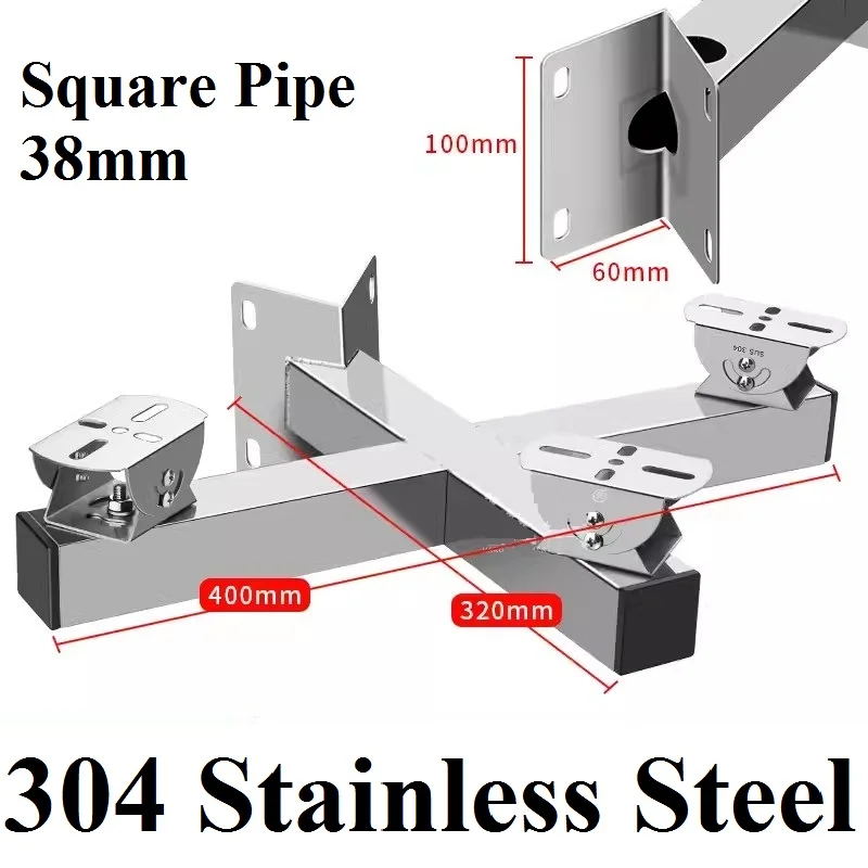 Staffa per parete/asta in acciaio inossidabile antideflagrante, telecamera CCTV Supporto antideflagrante in acciaio inossidabile 201/304, Sostituisci Hikvision