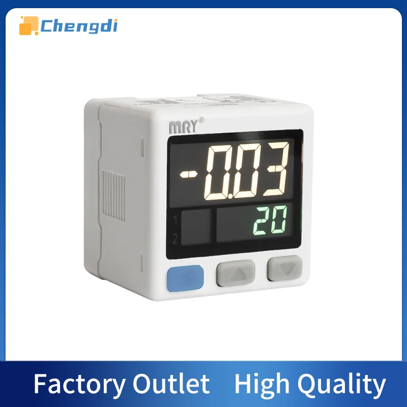 MS38 0.01kpa Accuracy Digital Pressure Switch High Precision for Air Leakage Detection RS485 Pressure Gauge Sensor Vacuum Gauge