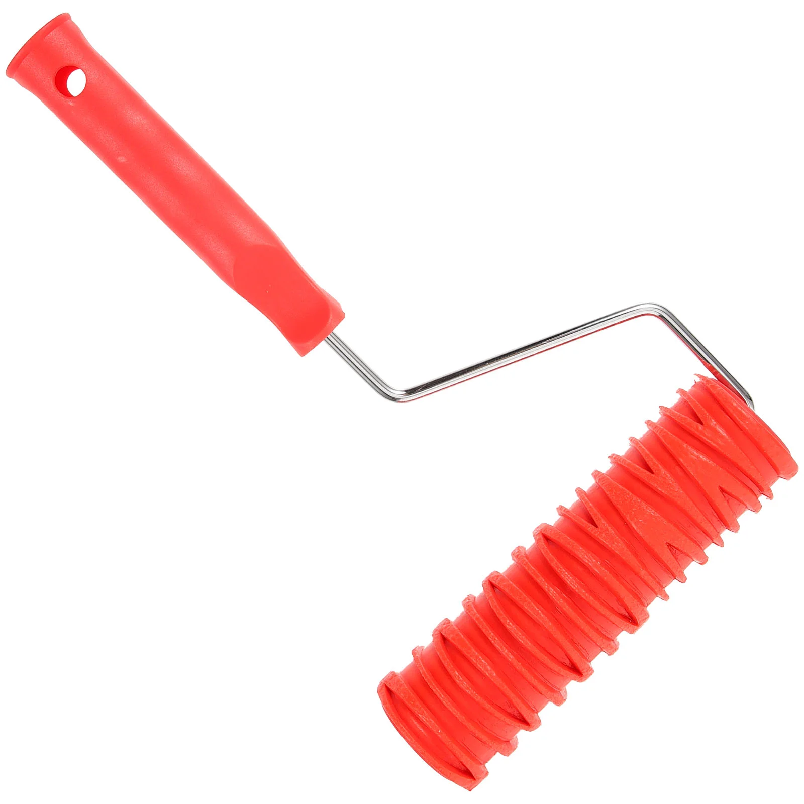7 Inch Texture Paint Roller for Wall Embossing Decoration Tools Premium Rubber Reusable Rollers Grain Pattern Wall Floor
