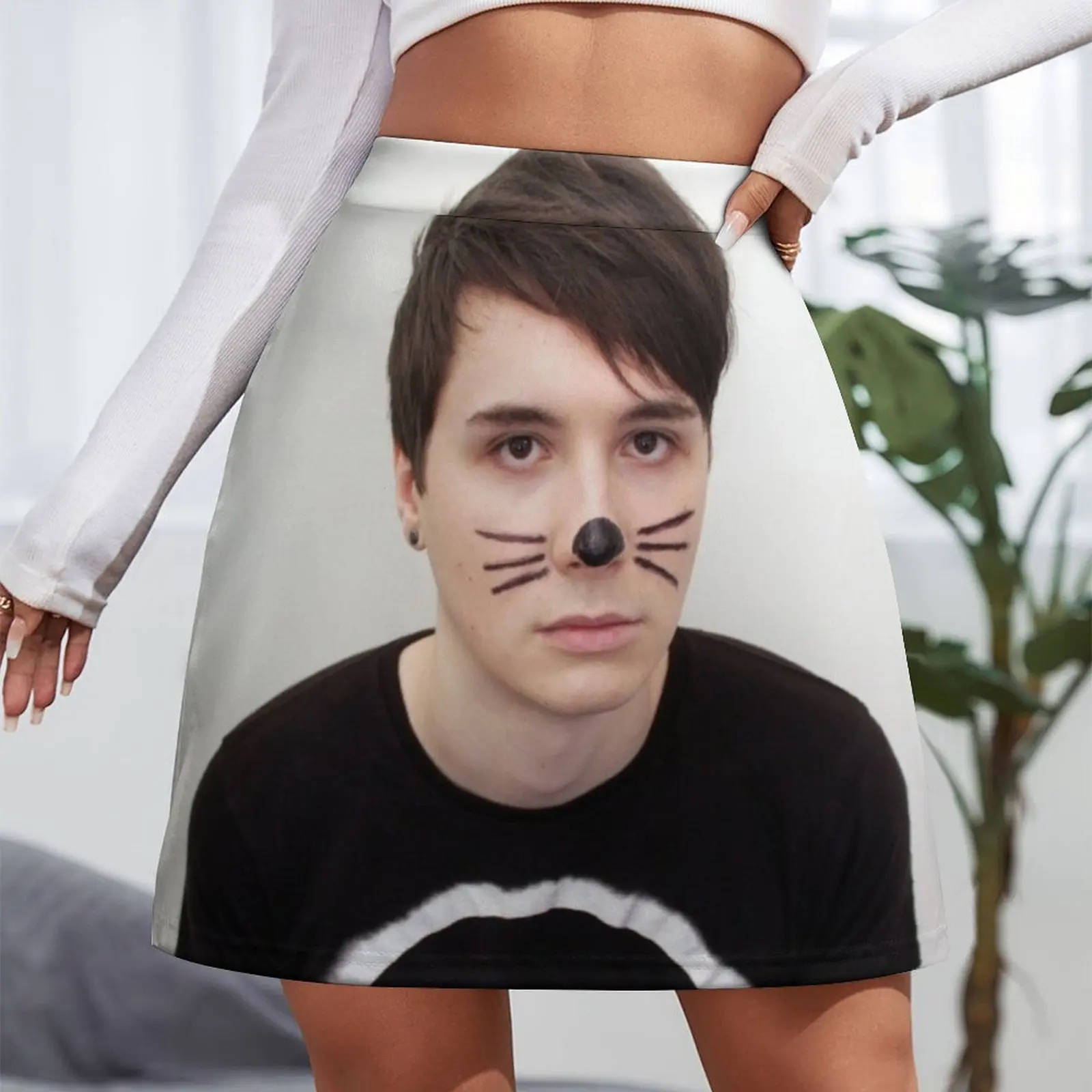 Dan Howell (alt) Twitter Icon Minirock Sommerkleid Damen 2025, Röcke Damen Sommer 2025, Skorts für Damen Minirock