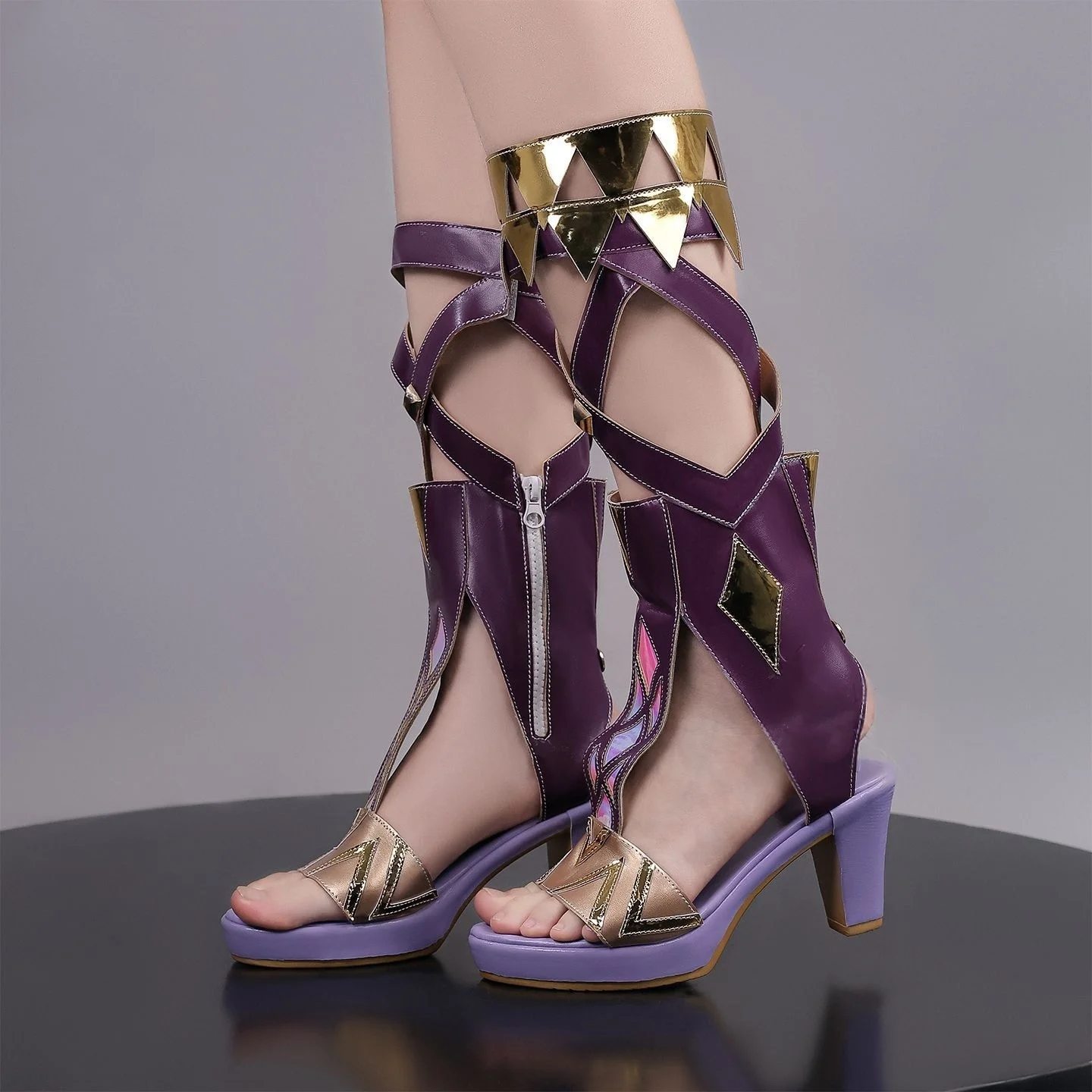 アニメシグリカハイヒールコスプレ靴ゲーム荒波シグリカアクセサリー小道具ハロウィンコスチューム女性靴