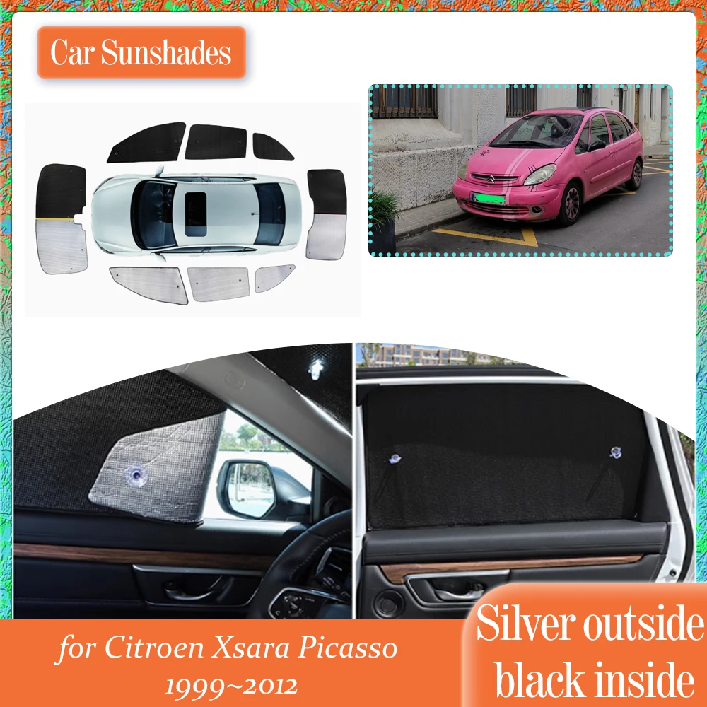 

Автомобильный солнцезащитный козырек для Citroen Xsara Picasso 1999 ~ 2012, солнцезащитный козырек на крыше, боковой занавес на лобовое стекло, часть люка, аксессуары