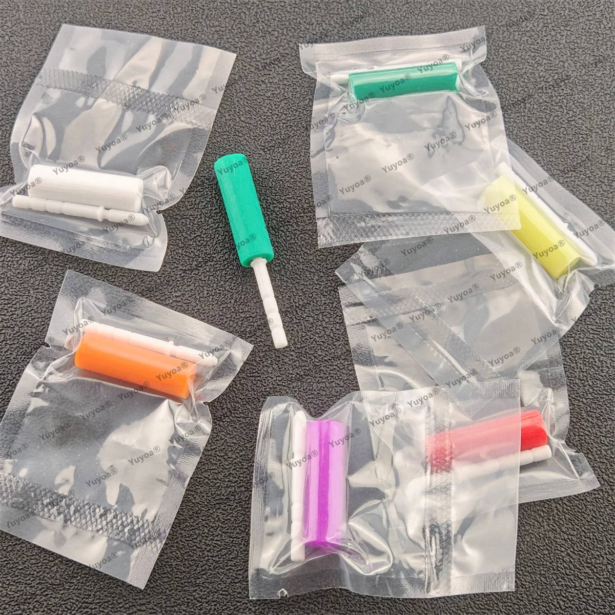 60sets Teeth Alinger Chewies Silicone Stick Dental Fruit Tooth Chew Aligners Dental Orthodontic Invisible Retainer Seater