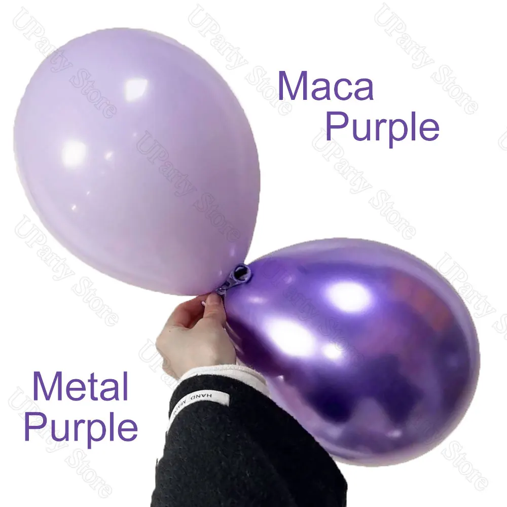 30/60 قطعة بالونات الأرجواني 10 بوصة لوتس الباستيل المعادن الأرجواني بالونات اللاتكس لعيد ميلاد الزفاف استحمام الطفل الطرف الديكور صالح #2