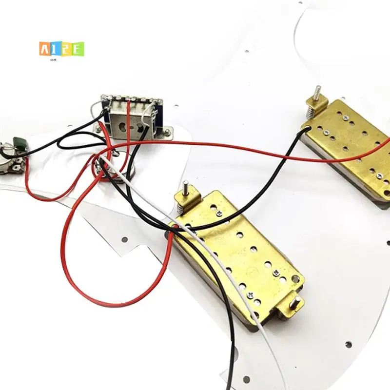 

A12E-ST SQ Electric Guitar Loaded Prewired Scratchplate Guitar Pickguard Electric Guitar Pickguard Pickup Assembly