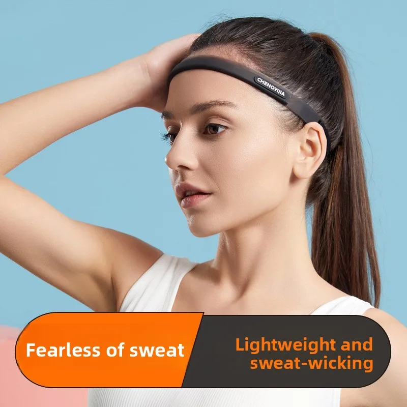 

Sweatband for Men Running Fitness Yoga Sweatband for Women Sports Silicone Headband Cycling Sweatband