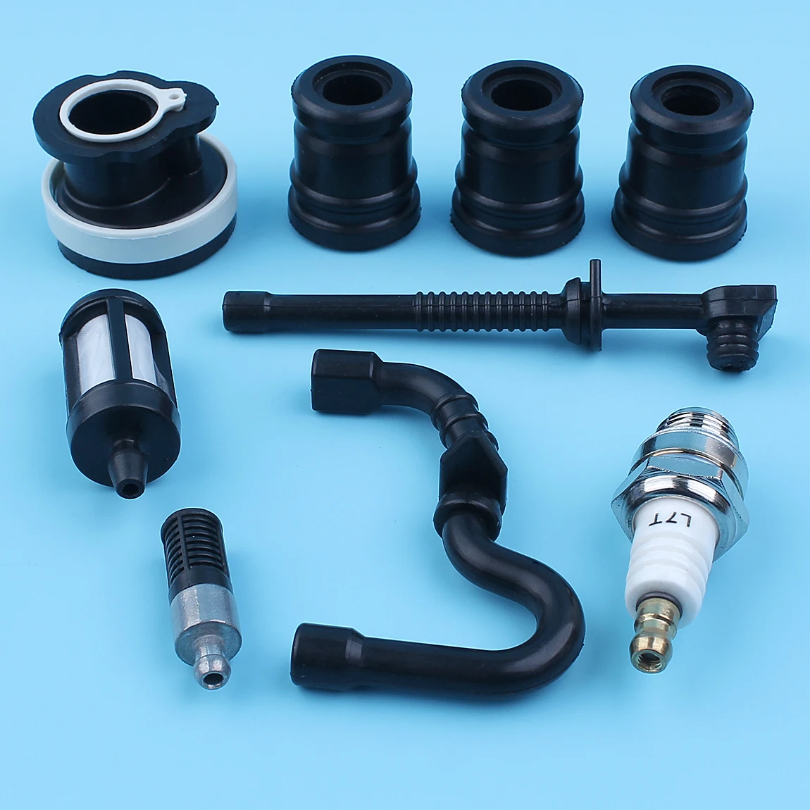 Imagem -04 - Buffer Coletor de Admissão Combustível Filtro Óleo Mangueira Linha Kit para Stihl 018 Ms180 017 Ms170 ms 180 170 Motosserra Vela Vela Vela Vela Vela Vela Vela av