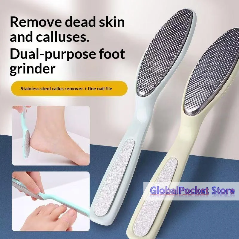 [TG823]1Pcs Double Headed Foot File With Dual Grinding Surfaces Removes Dead Skin And Calluses For Home Pedicure Daily Foot Care
