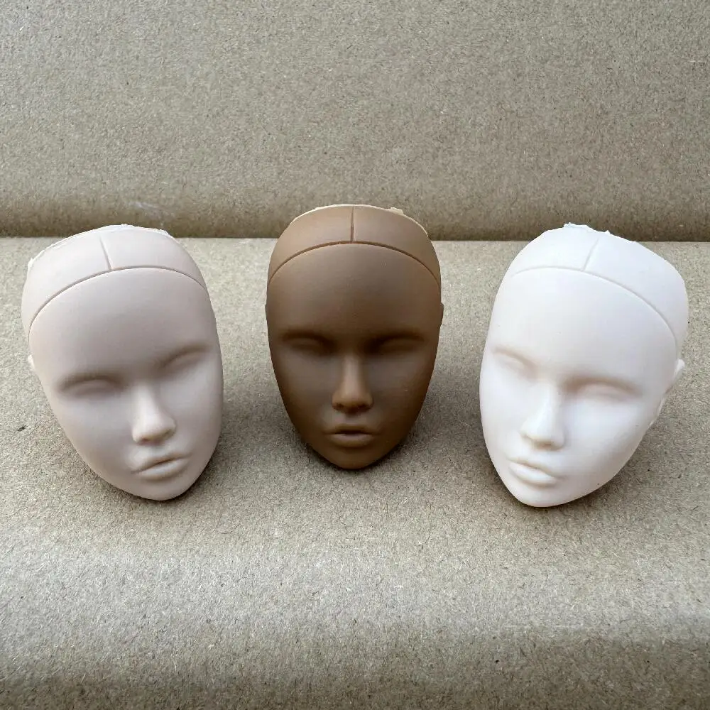 Vintage 1/6 Scale PP Face Mold Doll Bald Head for Fashion Doll Makeup Practice DIY Toy Parts Ideal Girls Birthday Gift