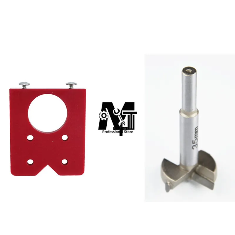 35Mm Hinge Hole Positioner Woodworking Hole Drilling Auxiliary Installation Tool Door Panel Hinge Positioning Drill Template