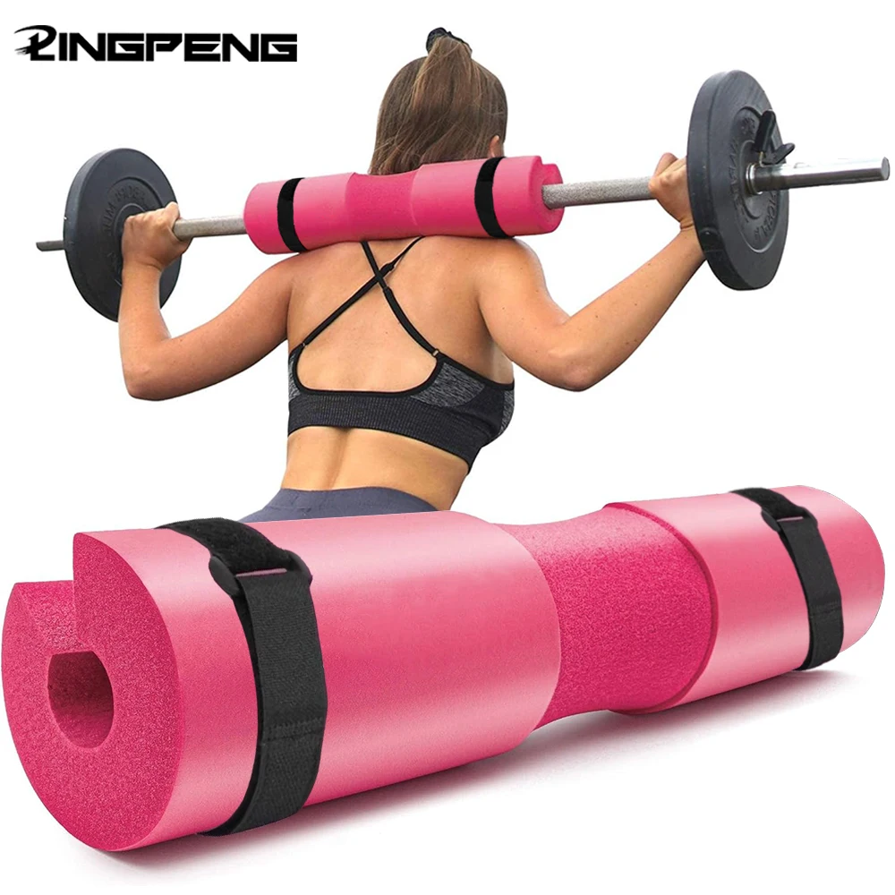 Hombreras con barra antideslizantes gruesas para gimnasio, Fitness, levantamiento de pesas, sentadillas, soporte para el cuello, almohadilla de protección para entrenamiento de fuerza