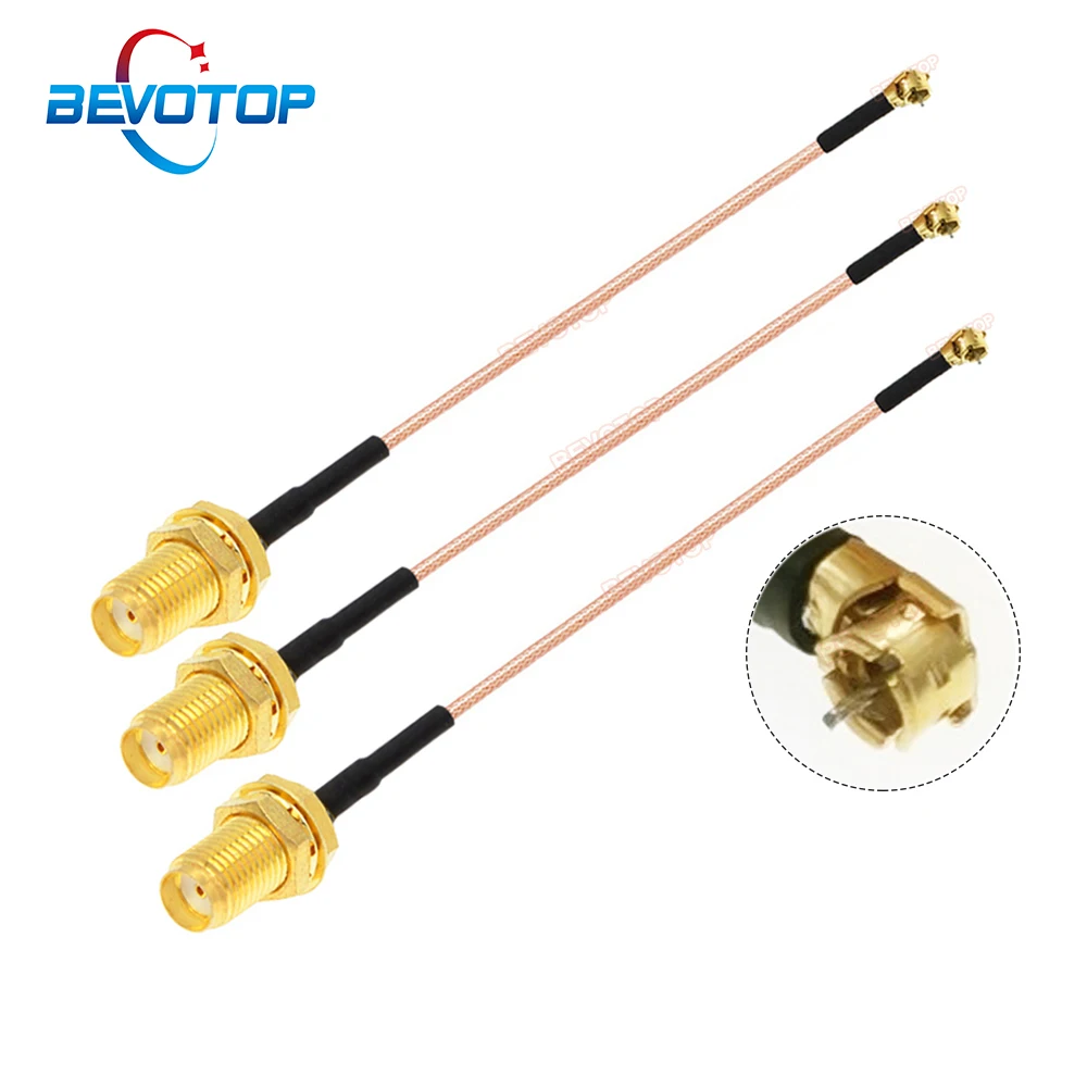 1PCS BEVOTOP DIY Mini MS156 to SMA Female Jack RG178 Cable RF Coaxial Pigtail Extension Jumper for LTE Modem Yota LU150