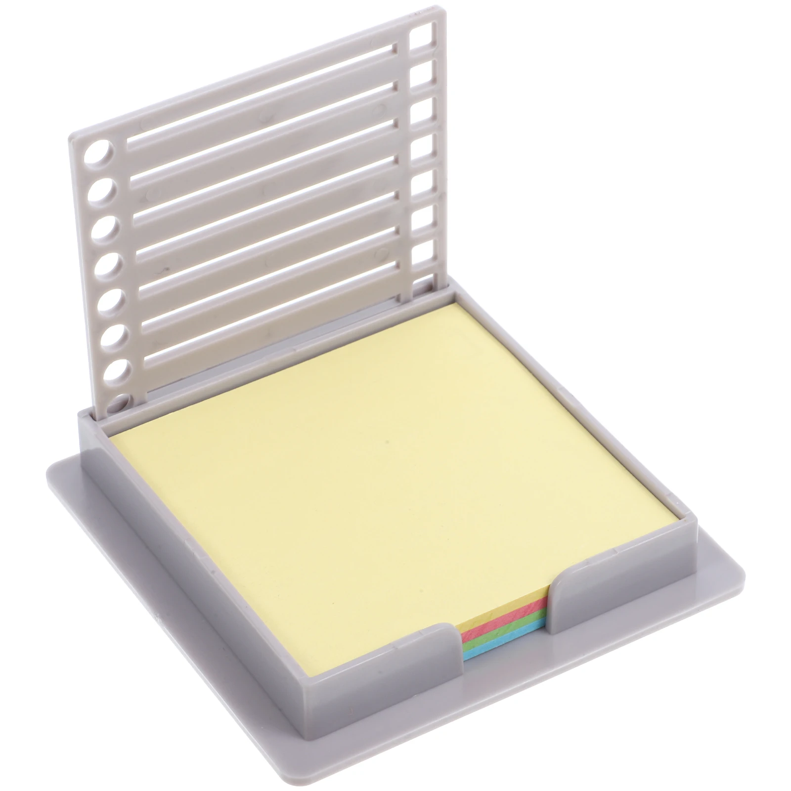 

1 set Storage Box Memo Pad Dispenser Organizer ABS Material Note Holder Office Supplies Desk Accessories Note Pad Case Card Box