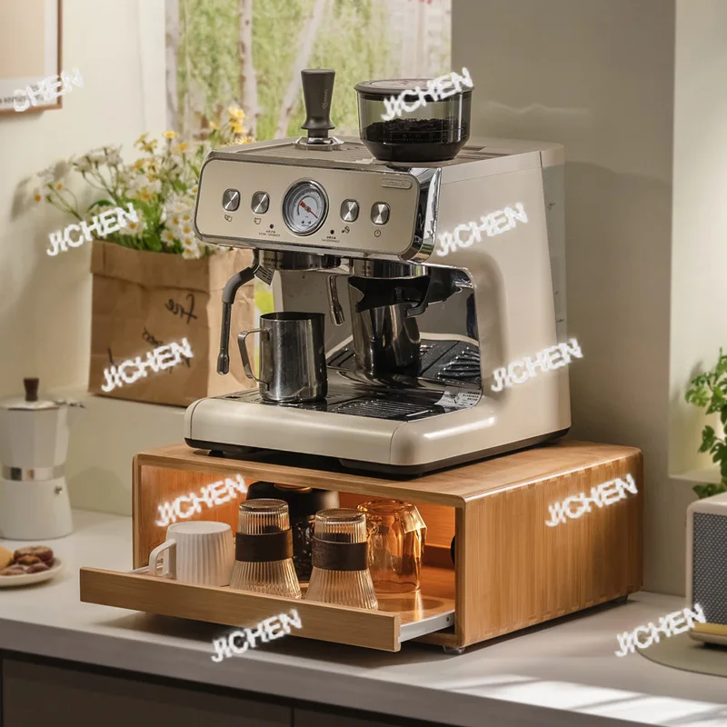 

ZQ Coffee Display Stand, Water Bar, Table, Tea Bag Storage Box, Coffee Machine Base, Drawer Rack