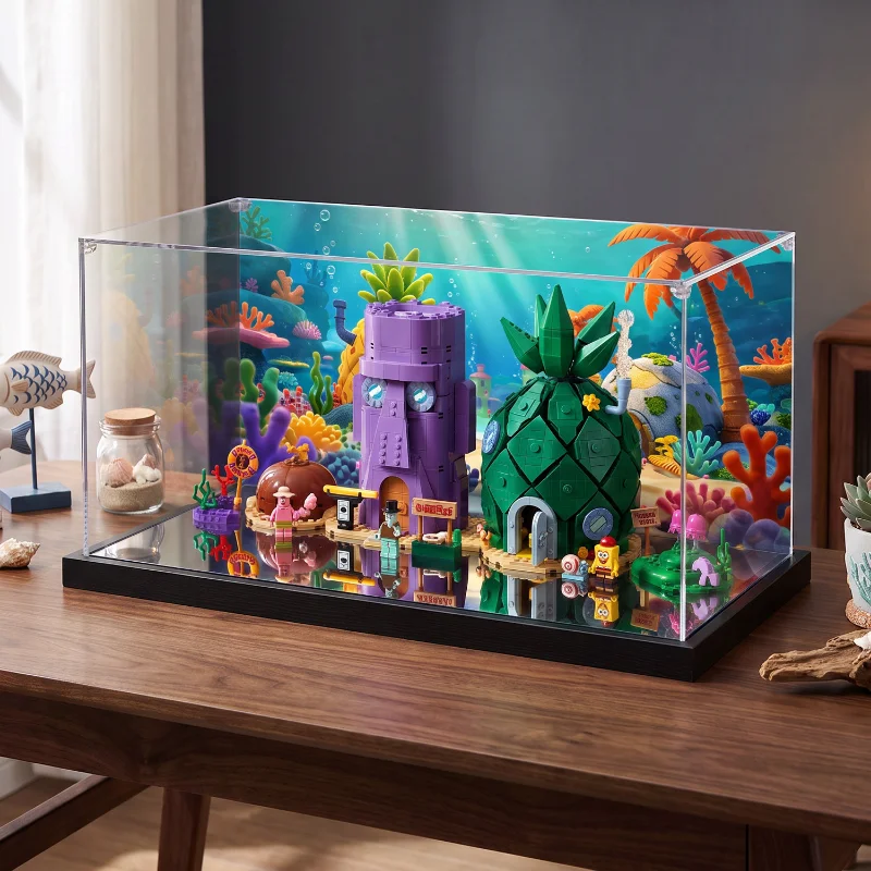 New 11386  Acrylic Display Case for Lego 11386 Building Set, Clear Dustproof Showcase Box, Gift for Building Block Enthusiasts