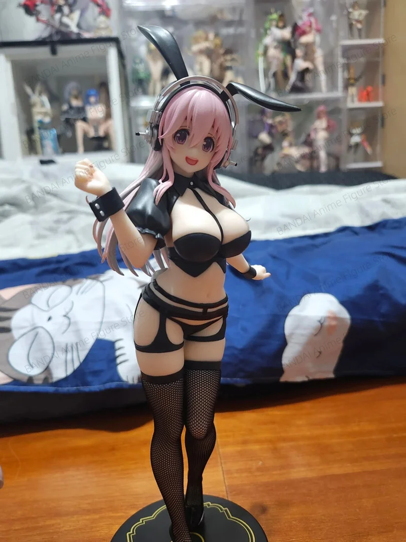 [In Stock] Furyu Bicute Bunnies Super Sonico Reverse Bunny Sonico Figure 29cm Collectibles Ornament Collect Model Holiday Gift view 5