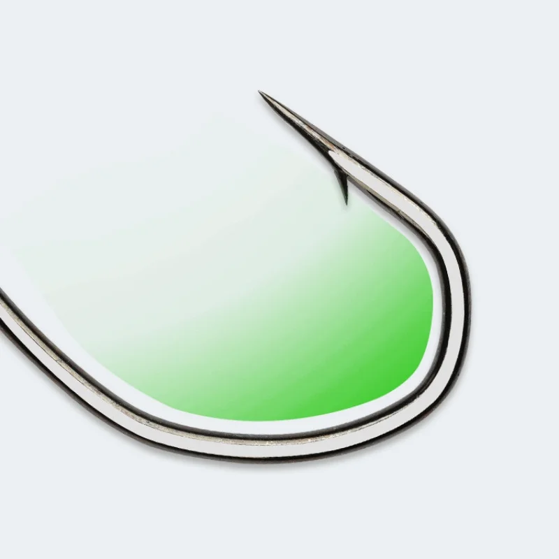 كبير الحجم الصيد دودة هوك 6X تعزيز المحيط الأسماك واسعة البطن السنانير تكساس كارولينا الحفارات صيد السمك مجموعة 10 قطع بيع