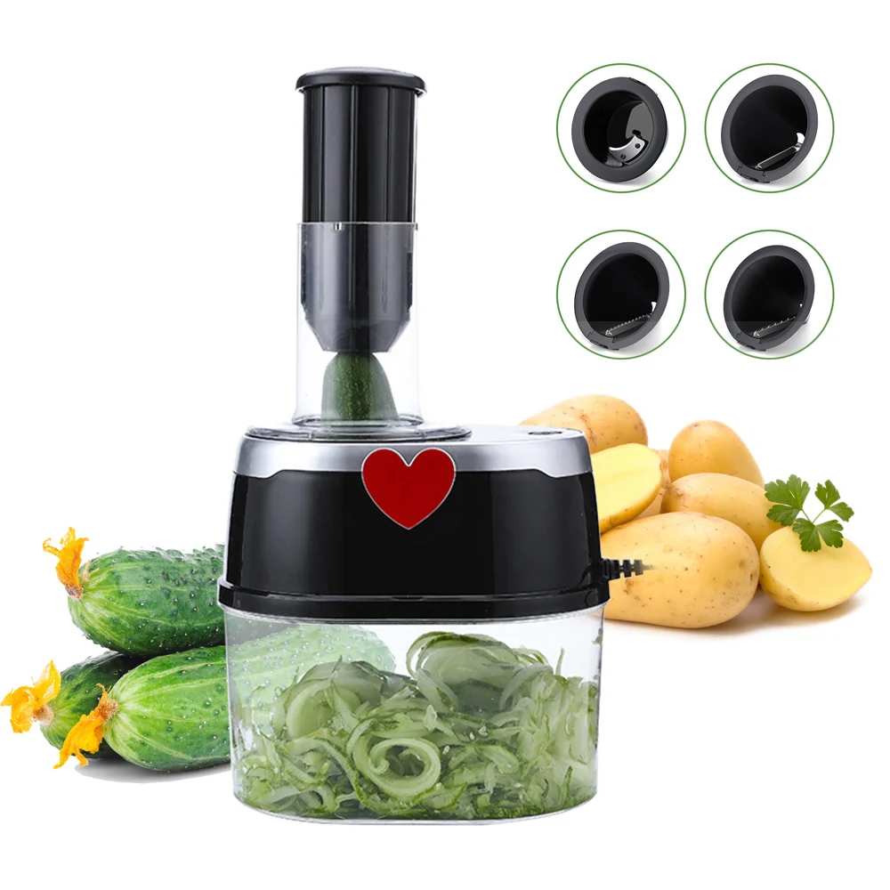 Multifunctional Electric Vegetable Shredder Potato Slicer Onion Chopper and Cheese, Garlic Grater Machine