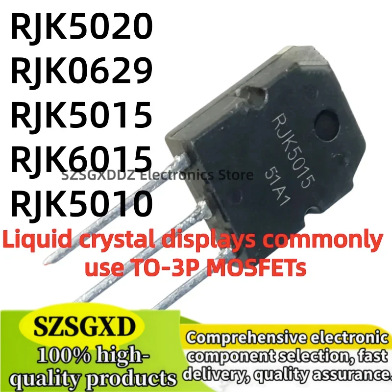 5pcs 100% nuevo quality RJK5020 RJK0629 TO3P RJK5015 RJK6015 RJK5010 POWER TRANSISTORS TO-3P