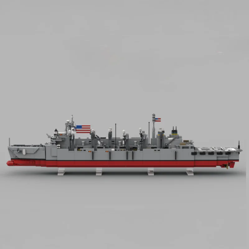 ألعاب تعليمية هدية مستلزمات البحرية الحديثة نموذج باخرة اللبنات مجموعة لتقوم بها بنفسك تجميع الطوب مجموعة السفن العسكرية