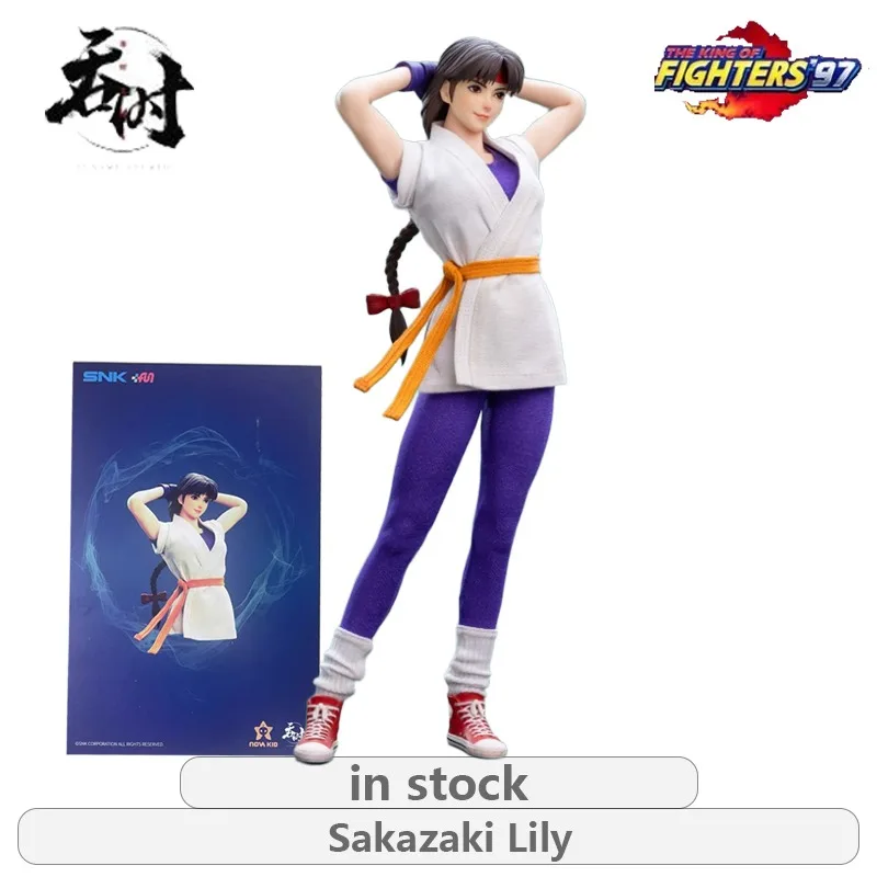 

Swallowing Time Original 1 \ 6 King of Fighters 97 Sakazaki Lily Mobile Cloth Doll Anime Action Figure Model Toys Gifts for Boys